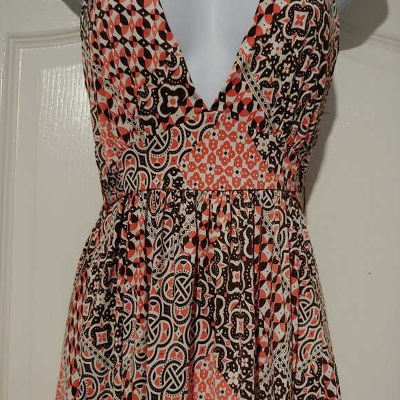 Rampage Floral Halter Top Y2K Coquette Indie Sleaze Whimsy L - Picture 4 of 8